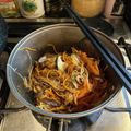 azurindo's cooksnap of when they made 大根のつまのリメイク！出汁で煮物.