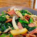 ＊あんずあん＊'s cooksnap of when they made ほうれん草とベーコンのソテー.