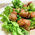 サンディサンディ's cooksnap of when they made 簡単！油淋鶏　唐揚げリメイク.