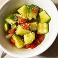 ame-ikuru's cooksnap of when they made 簡単おつまみ♫きゅうりのナムル☆.