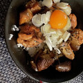 いくらこ○'s cooksnap of when they made 鶏と茄子のソース照り焼き丼♪ネギたっぷり.