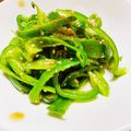 kinniko's cooksnap of when they made レンジで簡単☆無限ピーマン2023.