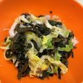amjkao's cooksnap of when they made 白菜・生ワカメのナムル♪シャキシャキ♪.