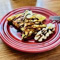 ねっちゃんっ's cooksnap of when they made ホットケーキ(パンケーキ)の切り方.
