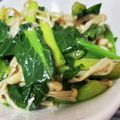hozunyam's cooksnap of when they made 小松菜とエノキの辛子醤油和え♪お弁当にも.