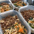 xみゆぽんx's cooksnap of when they made 冷凍弁当♪オートミールビビンバ丼！！.