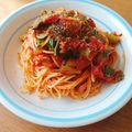 スチニャン's cooksnap of when they made 豚肉と菜の花のトマトソースパスタ.