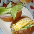 まぶたん's cooksnap of when they made しっかり朝ごはん☆サラダパン♡.