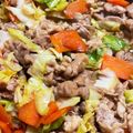 まーこパパ's cooksnap of when they made キャベツと豚肉と人参だけの回鍋肉.