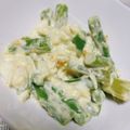 яiйgo's cooksnap of when they made アスパラとゆで卵のサラダ.
