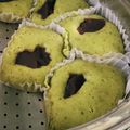 わたちよ's cooksnap of when they made 米粉活用 抹茶とあんこの蒸しパン.