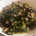 あかねやまもと's cooksnap of when they made ご飯が進む♪ほうれん草の肉味噌炒め.