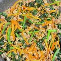 __おもち's cooksnap of when they made ご飯が進む♪ほうれん草の肉味噌炒め.