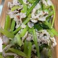 Ｏｓｓａｎ's cooksnap of when they made 豚と小松菜のジンジャー塩レモン炒め.
