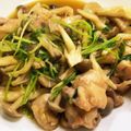 ozameg's cooksnap of when they made 簡単！＊鶏胸肉と豆苗のガリバタしょうゆ＊.