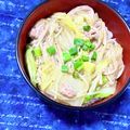 ふたごゆき's cooksnap of when they made 豚バラ白菜のあんかけベジ丼.