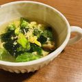 サキコバ's cooksnap of when they made 簡単！鶏ガラわかめレタススープ！卵無しも.