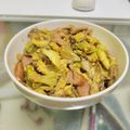ナスピヨ's cooksnap of when they made エリンギキャベツソーセージ卵甘辛炒め.
