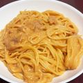 ママメイン！時々子供's cooksnap of when they made ツナのトマトクリーム★フェットチーネで！.