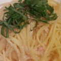 meise17's cooksnap of when they made 白だしで出来る！和風明太クリームパスタ.