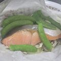 hanemakoo's cooksnap of when they made ★レンジで塩鮭と野菜の酒蒸し　*Yｍ*.