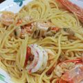 ぱぴぷぺぽち's cooksnap of when they made エビ＆レモンのガーリックパスタ.