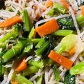 ねこねこさーん's cooksnap of when they made 小松菜ともやしのナムル.