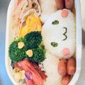 すぎちゃん's cooksnap of when they made シナモンロールのリボンマジック＊キャラ弁.