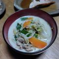 和☆2049's cooksnap of when they made もやしの食べる豆乳スープ☆とんこつ風味.