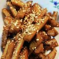 ほにゃ！'s cooksnap of when they made ごぼうの甘酢炒め 常備菜におススメ♪.