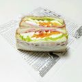 みさきっちん♪'s cooksnap of when they made 広がらない！わんぱく萌え断サンド包み方.