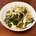 クックZTL54V☆'s cooksnap of when they made 玉ねぎとワカメサラダ.