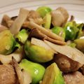 こきなりチャンネル父's cooksnap of when they made 芽キャベツとベーコンのコンソメチーズ炒め.