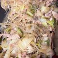 あいぼんｗ's cooksnap of when they made 簡単メイン☆豚こまと白菜・春雨の炒め煮.