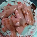 鶏皮坊主's cooksnap of when they made 魚肉ソーセージはこう食べる！！.