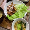 ☆あさ's cooksnap of when they made 挽き肉と青梗菜の甘辛煮.