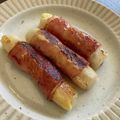 ゆみらんたん's cooksnap of when they made ◆●▲醤油マヨ味のベーコン餅◆●▲.