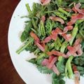 smeeeeee's cooksnap of when they made 【楽めし】春菊とベーコンのサラダ.