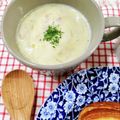 在宅勤務のおじさん's cooksnap of when they made じゃがいもと ベーコンの 絶品 スープ！.