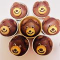mmiii☆'s cooksnap of when they made HMで作るクマフィン.