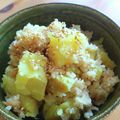 ちーまぐ's cooksnap of when they made 丸ごと入れる★さつまいもの炊き込みご飯★.