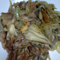 クックJOEさん's cooksnap of when they made 牛肉と舞茸の塩麹炒め.