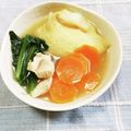 ﾁｲﾁｬﾝﾏﾏ's cooksnap of when they made オッサンのリメイク餅巾着コンソメスープ.