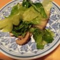 オデッタ's cooksnap of when they made レタス外葉と椎茸のオリーブオイル炒め.