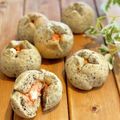 LULU♡まみ's cooksnap of when they made 明太子ごまチーズパン.