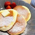 apounya4's cooksnap of when they made 米粉のふわふわスフレパンケーキ.