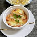 へい♡ゆー♡'s cooksnap of when they made コロッケリメイク♡トマトグラタン.