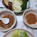 りー君グランマ's cooksnap of when they made 蒸し野菜にあわせる2種類のたれ.