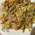 Sーアニィ's cooksnap of when they made ☆豚バラと人参ゴボウのふわとろ卵とじ☆.