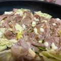 ラベンダーaya's cooksnap of when they made 簡単☆キャベツと豚肉の重ね蒸し.